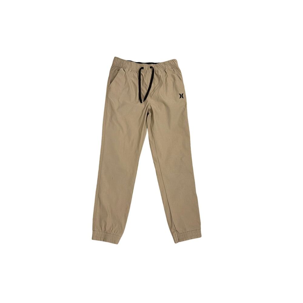Hurley Dri-Fit Khaki Cuffed Jogger Drawstring Pants Youth 10/12